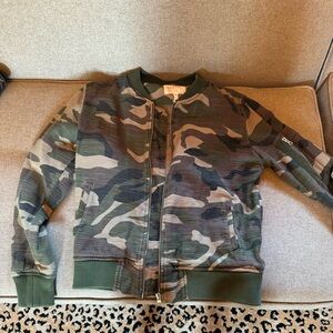 Sundry Camo bomber jacket. Size 0. Worn one time.